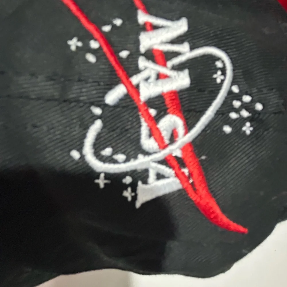 NASA Black Cap with Red Logo - Picture 6 of 14